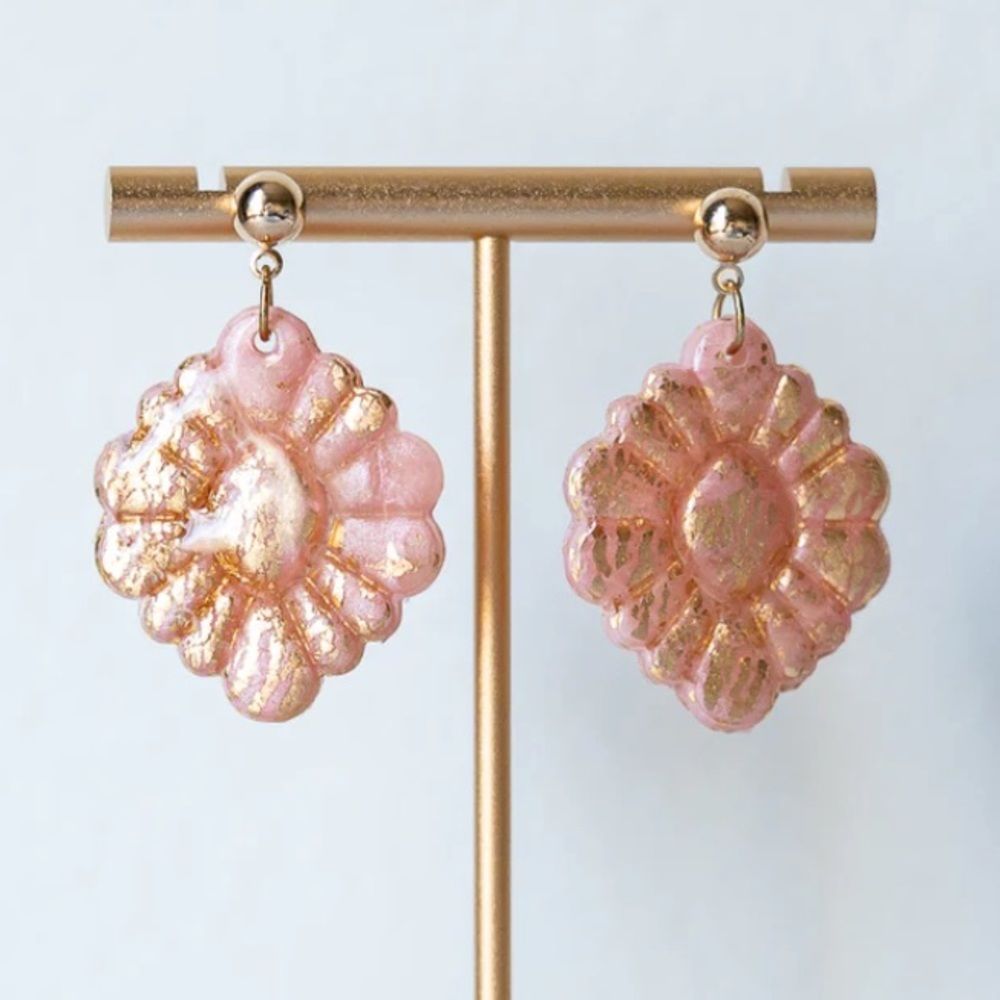 Polymer clay earrings - Picture 2 of 4